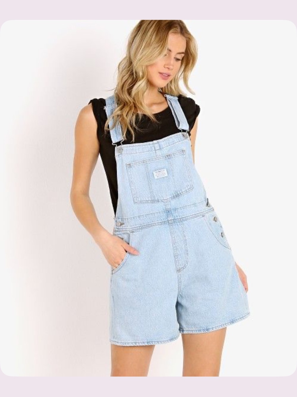 Levi's Vintage Inspired Utility Short Overalls Shortalls